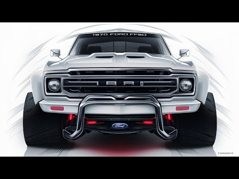 Futuristic 1970 Ford F350 4x4: Classic Meets Tomorrow