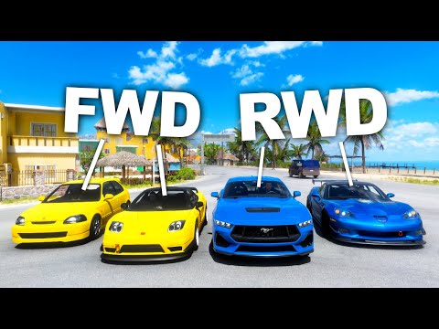 FWD vs RWD - Forza Horizon 5