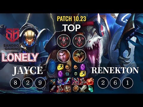 SB Lonely Jayce vs Renekton Top - KR Patch 10.23