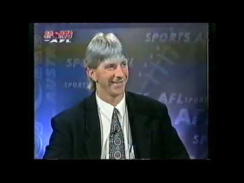 One on One - SportsAFL - 1996 - Andrew Maher interviews David Rhys-Jones