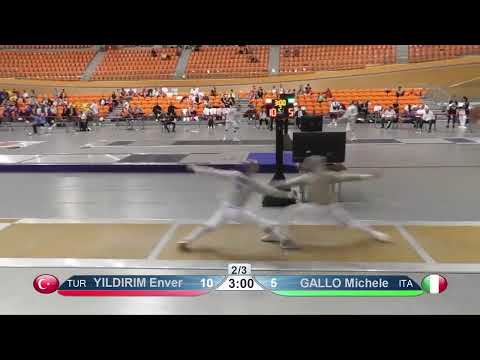 European Championships 2023 SMS - L16 - Enver Yildirim TUR v Michele Gallo ITA