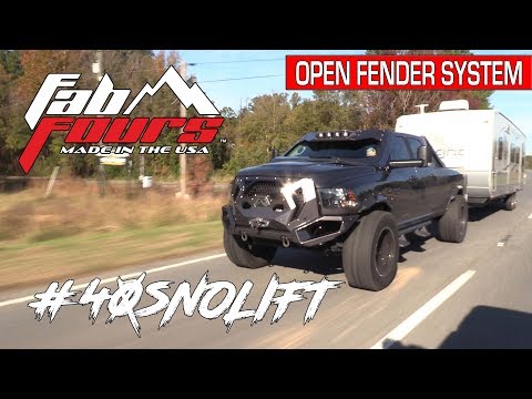 FAB FOURS OPEN FENDER SYSTEM: Run 40" TIRES and Keep Your Truck's UTILITY