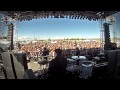 Cage9 drum-cam "Million Miles Below the Earth" @ Rock the Falls 2013