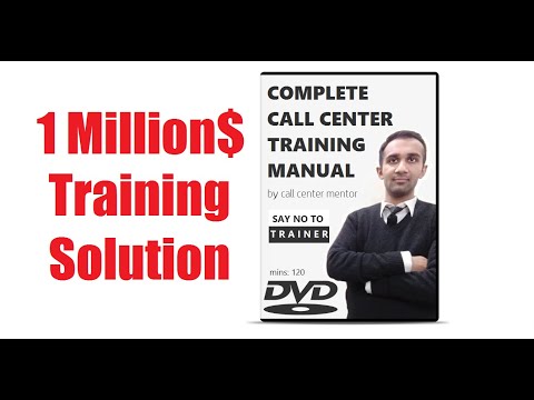 SAY NO TO TRAINER, FULL CALL CENTER TRAINING MANUAL