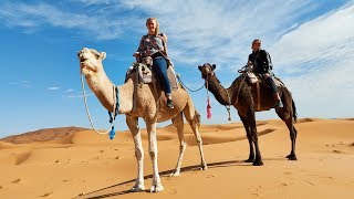 Riding Camels in the Sahara! 🐪 Merzouga Morocco Travel Vlog