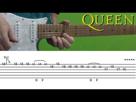 Queen - Bohemian Rhapsody - Guitar Solo Lesson, with Tabs!