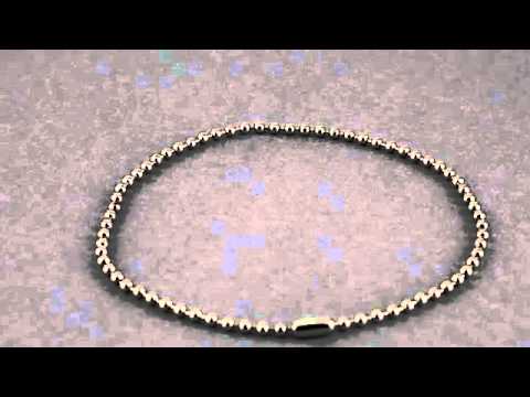 Beaded Ball Chain, Connector Style, 12" Long, #6 Ball, Metal Ball Chain Link