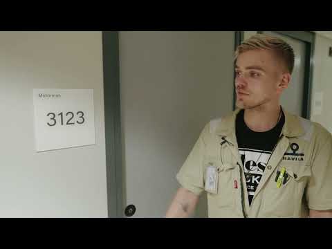 Sneak peak in the crew area on bord Havila Capella