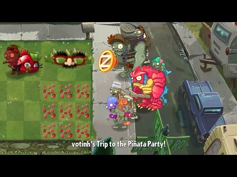 Plants vs. Zombies 2 pinata party 4/27/2017 || pinata party April 27, 2017