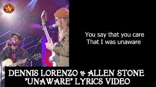 Unaware Lyrics - Dennis Lorenzo and Allen Stone Duet TOP  24 American Idol 2018