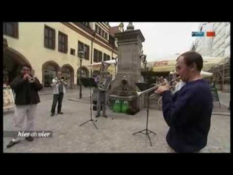 Straßenmusiker in Leipzig