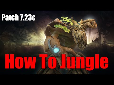 DoTa 2 How To Jungle Treant Protector Patch 7.23c