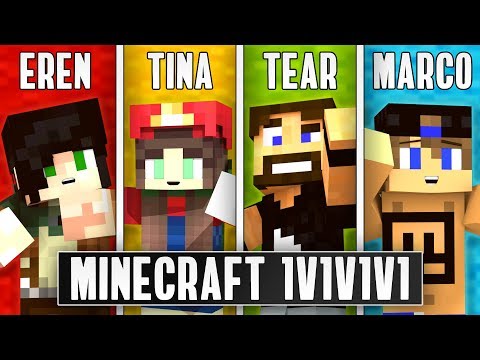 MINECRAFT 1v1v1v1 BEDWARS CHALLENGE! [ITA] w/ErenBlaze, KeNoia & TheMark