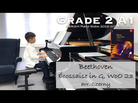 Grade 2 Distinction | Beethoven/Czerny - Écossaise in G, WoO 23 | ABRSM Piano Exam 2023 | Nathan Ng