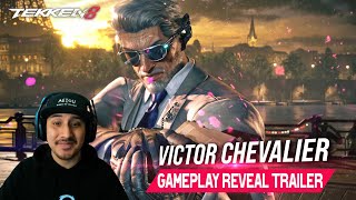 TEKKEN 8 NEW character VICTOR Reveal Trailer Reaction | He looks INCREDIBLE