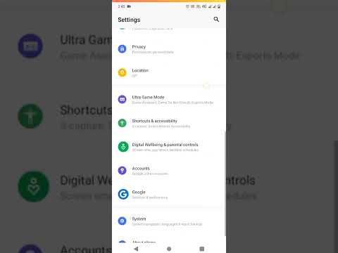Vivo y20 phone settings #shorts