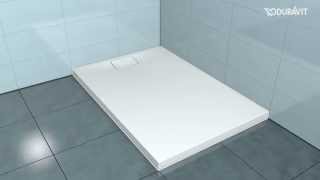 Duravit Stonetto douchebak 90x80cm - Antraciet