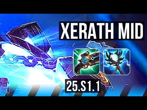 XERATH vs SYNDRA (MID) | 5/1/8, 800+ games | KR Master | 25.S1.1