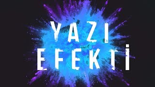 Photoshop Yazı Efektleri - Patlamalı Yazı Efekti | Photoshop Dersleri