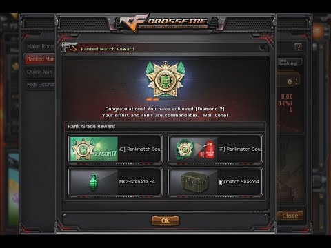 CrossFire NA: Ranked Season 4, Silver/Gold/Platinum/Diamond reward + weapon showcase