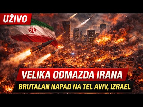 UŽIVO: Velika odmazda Irana – Tel Aviv pod brutalnim napadom