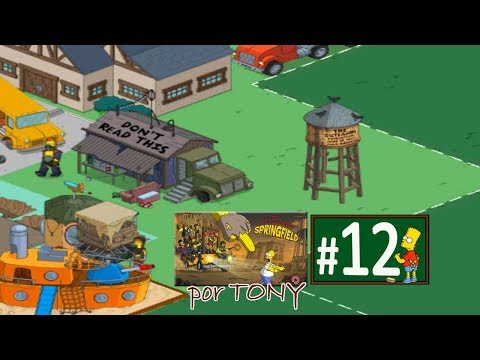 Los Simpson Springfield "Bart Royale, Cap. 12 - Camión cabaña y Torre de agua" por Tony
