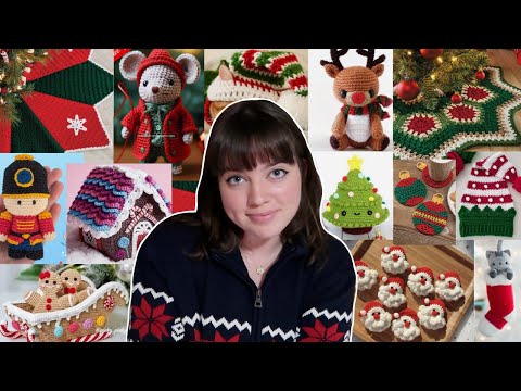 50 easy crochet CHRISTMAS projects with patterns (beginner friendly)