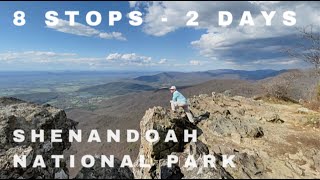 8 STOPS in 2 DAYS at SHENANDOAH NATIONAL PARK | Virginia Travel | Shenandoah National Park