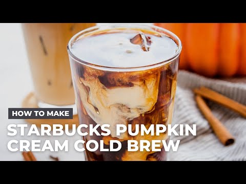 How to Make Starbucks Pumpkin Cream Cold Brew