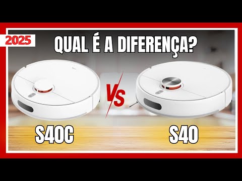 Robô Aspirador XIAOMI S40C vs XIAOMI S40 - Qual é a real diferença entre XIAOMI S40C e XIAOMI S40?
