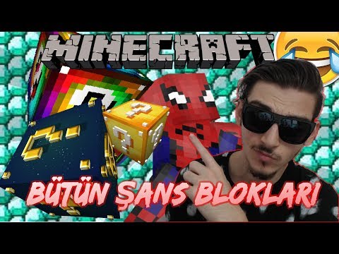 MINECRAFT BÜTÜN ŞANS BLOKLARI | Astral Lucky Block Mods