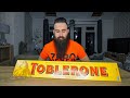 TRYING TO EAT THE BIGGEST TOBLERONE ON EARTH 24 000KCAL CHOCOLATE BAR BeardMeatsFood
