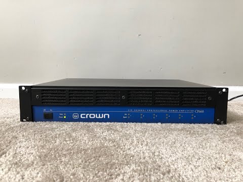 2 Crown CP660s - 2005 Rack Mounted w/Road Case image 3