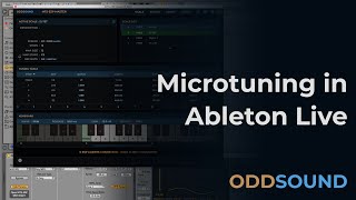 Video thumbnail for Microtuning in Ableton Live with MTS-ESP by ODDSound