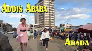 Walking Downtown Arada Addis Ababa