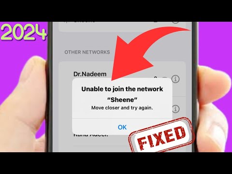 Unable to join the Network | Unable to join the Network move closer and try again iPhone | 2024