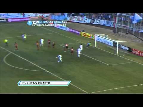 Gol de Pratto. Vélez 1 Newell's 0. Súper Final 2013