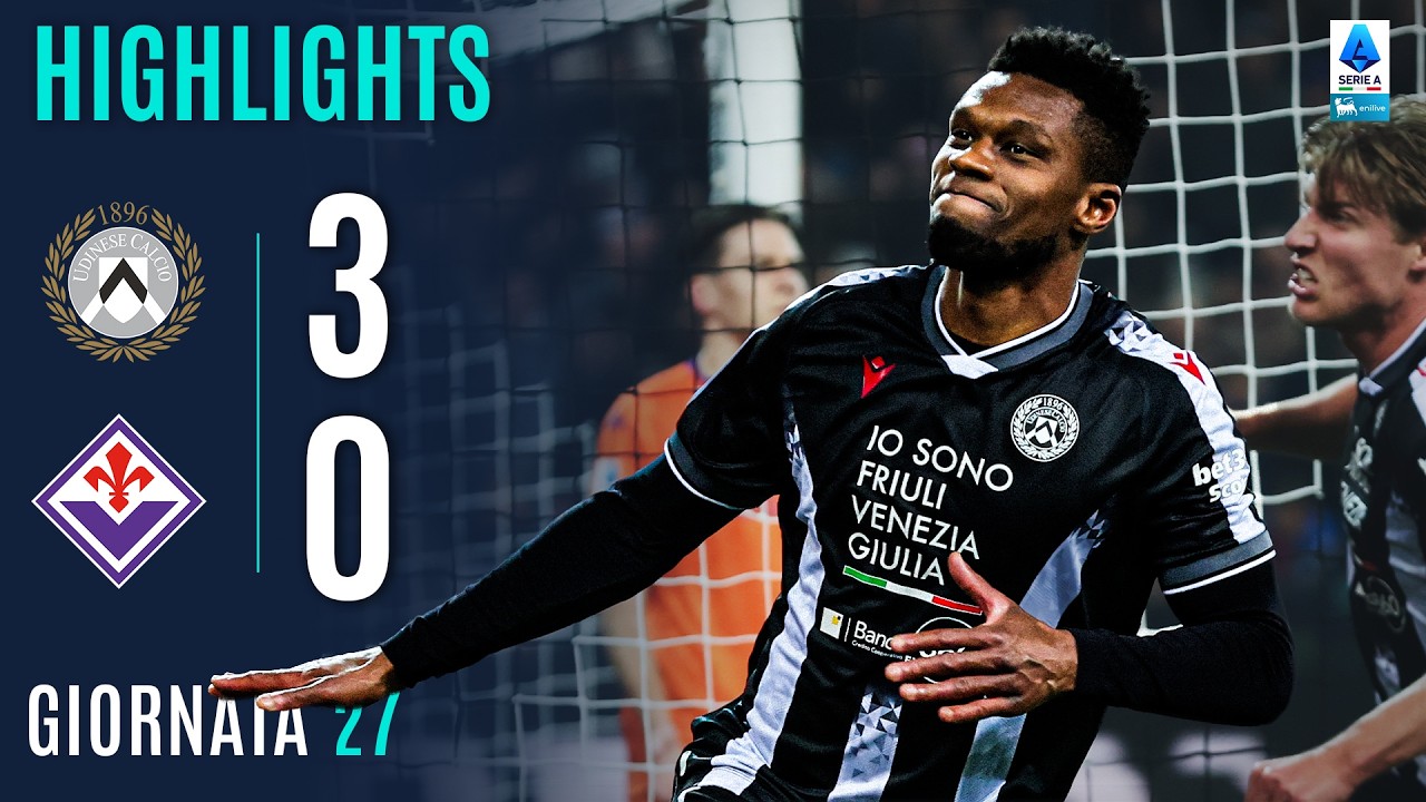 UDINESE-FIORENTINA 3-0 | HIGHLIGHTS | 27ª GIORNATA | SERIE A ENILIVE 2025/26