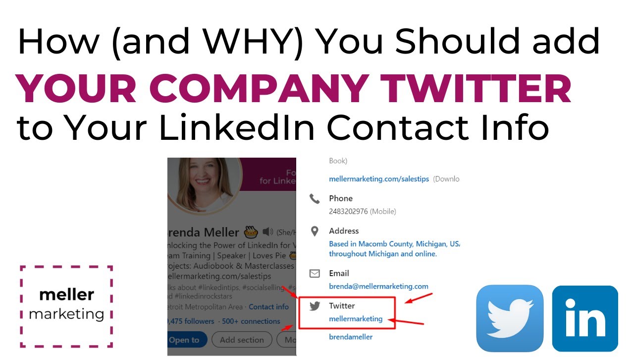 Add Your Company Twitter Account to Your LinkedIn Profile - YouTube