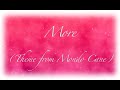 More (Theme from Mondo Cane) - Lyric Video