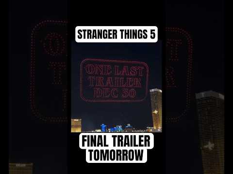 Stranger Things 5 Final Episode Trailer Tomorrow #strangerthings