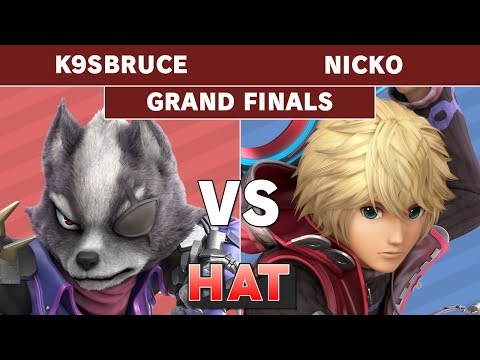 HAT 56 - K9sbruce (Wolf) Vs. Nicko (Shulk) Grand Finals - Smash Ultimate