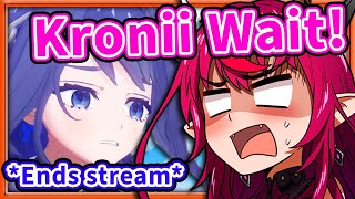 IRyS got TOO CRINGE and Made Kronii End Her Stream Early 【HololiveEN】