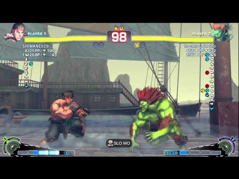 Oniku (Ryu) vs Taku@Ratio4 (Blanka) - AE 2012 Match *720p*