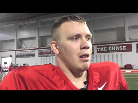 Pat Elflein on offensive lineman dance moves