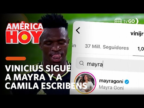 América Hoy: Where do Vinicius Jr. know Mayra Goñi and Camila Escribens from? (TODAY)