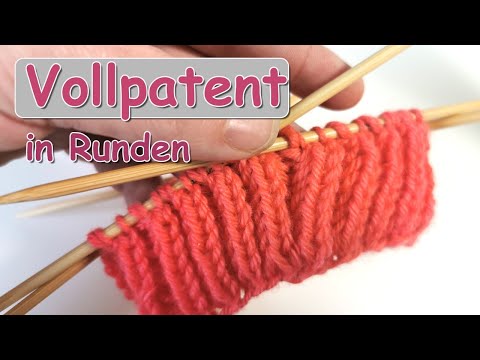 English brioche stitch in the round | Knitting full brioche stitch in the round