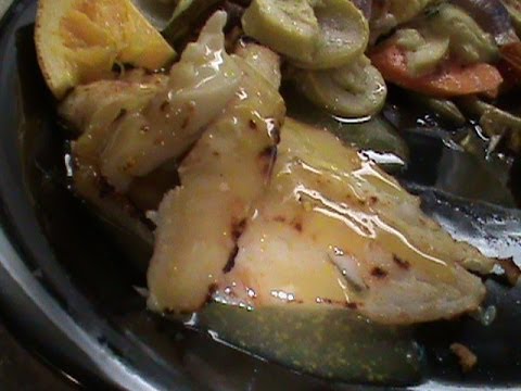 Broiled Grouper with Orange Sauce