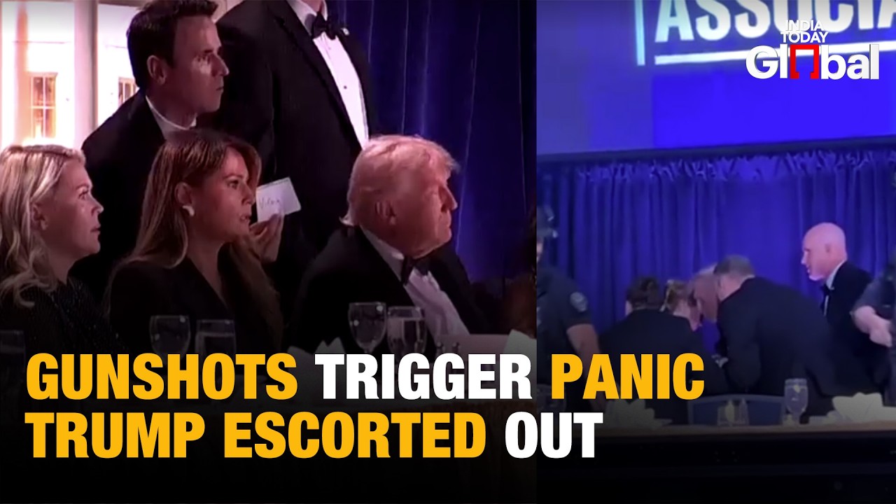 Trump Rushed From White House Dinner After Shots Heard, Suspect Detained By Security #breakingnews