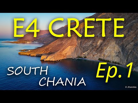 Sfakia to Agia Roumeli | E4 Crete - Chania Coastal Section - Chapter 1 | Mini Series (4K)